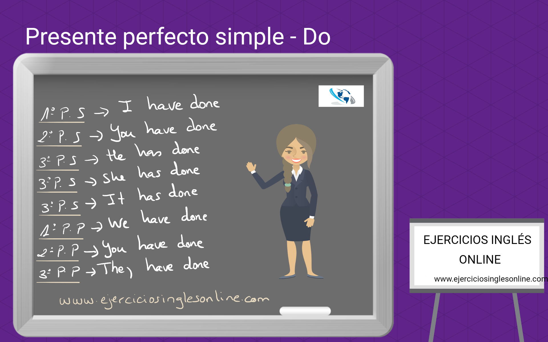 Presente Perfecto Simple Conjugaci n Verbo Do Ejercicio