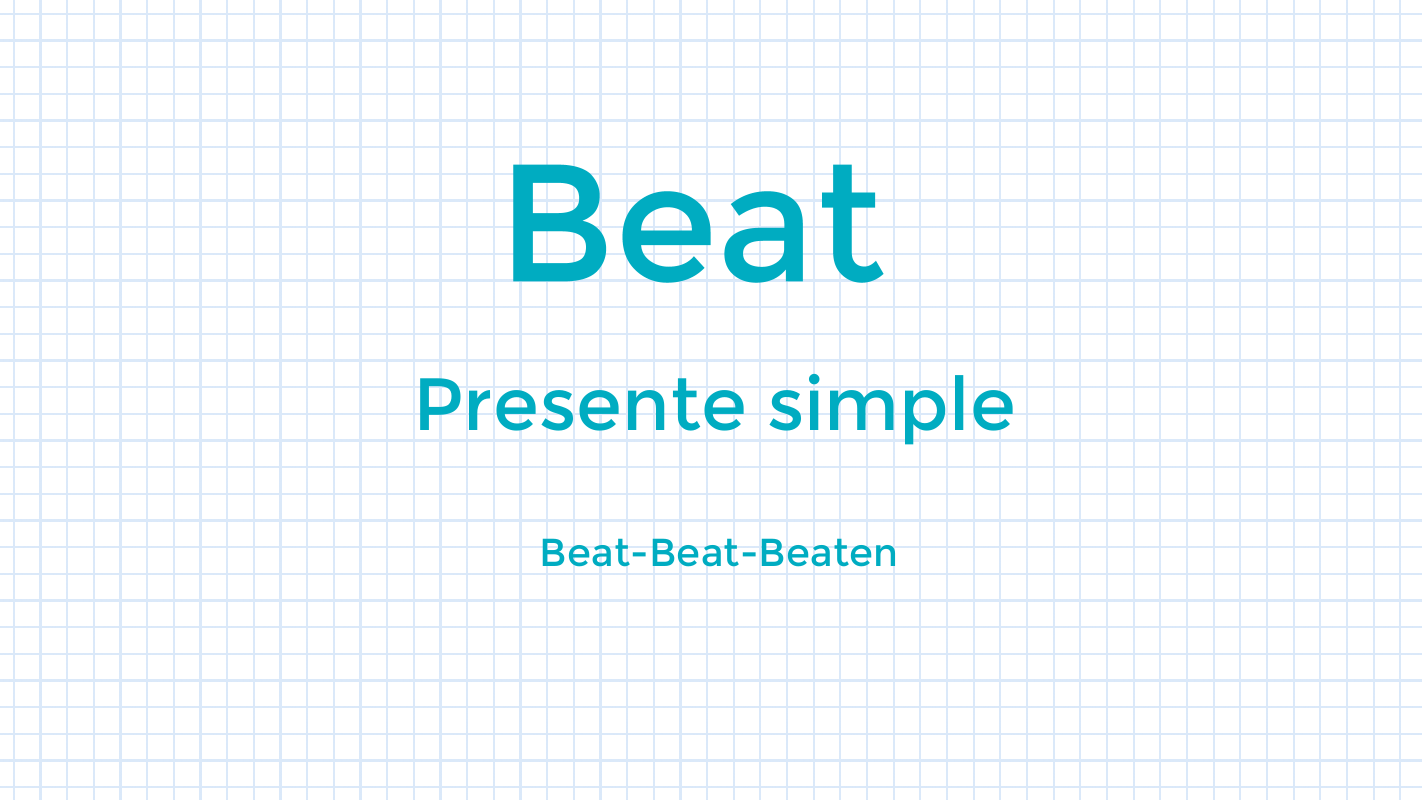 Beat Presente simple Conjugación Ejercicios inglés online