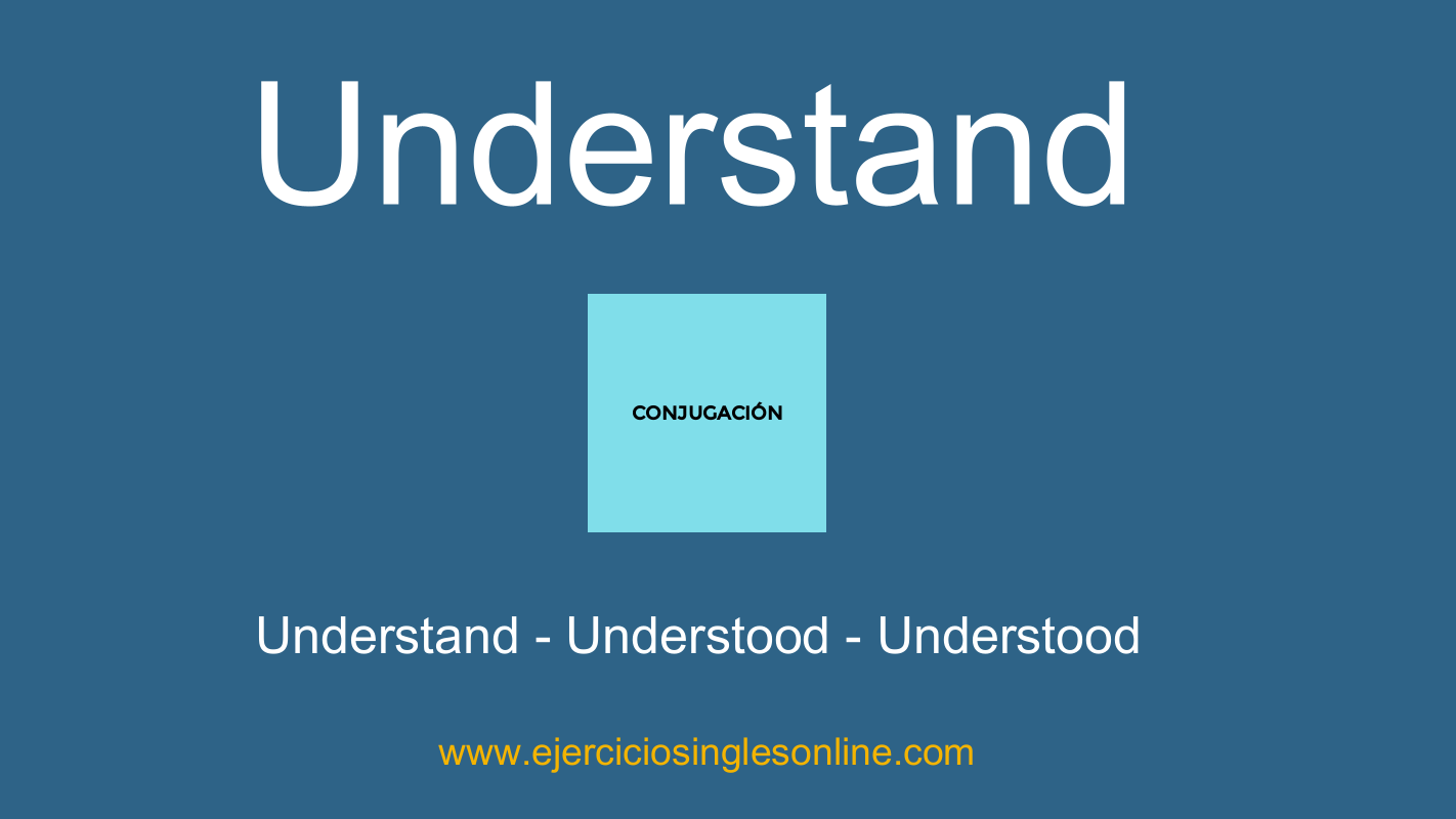 Understand Conjugación Ejercicios inglés online