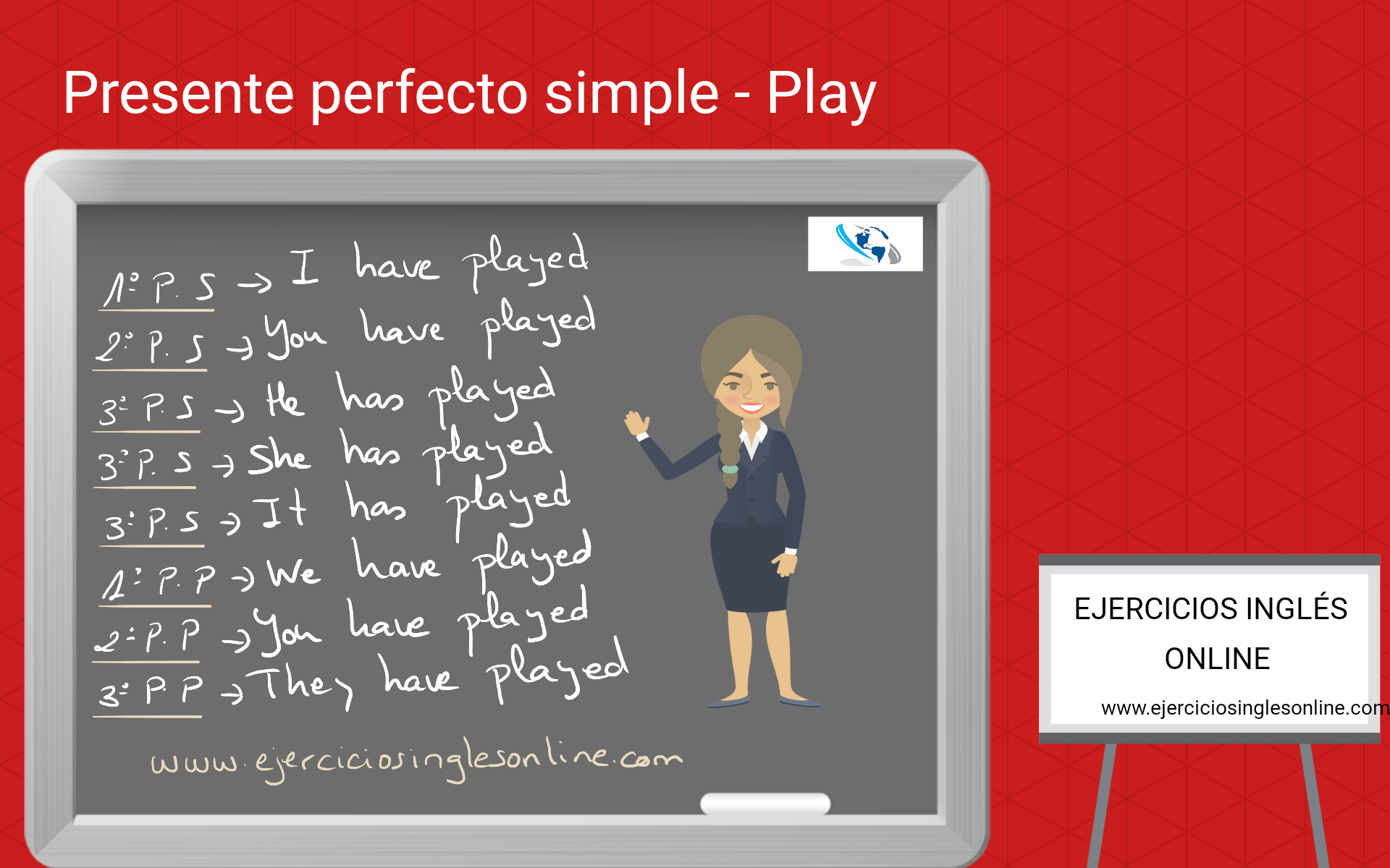 Presente Perfecto Simple Conjugaci n Verbo Play Ejercicio