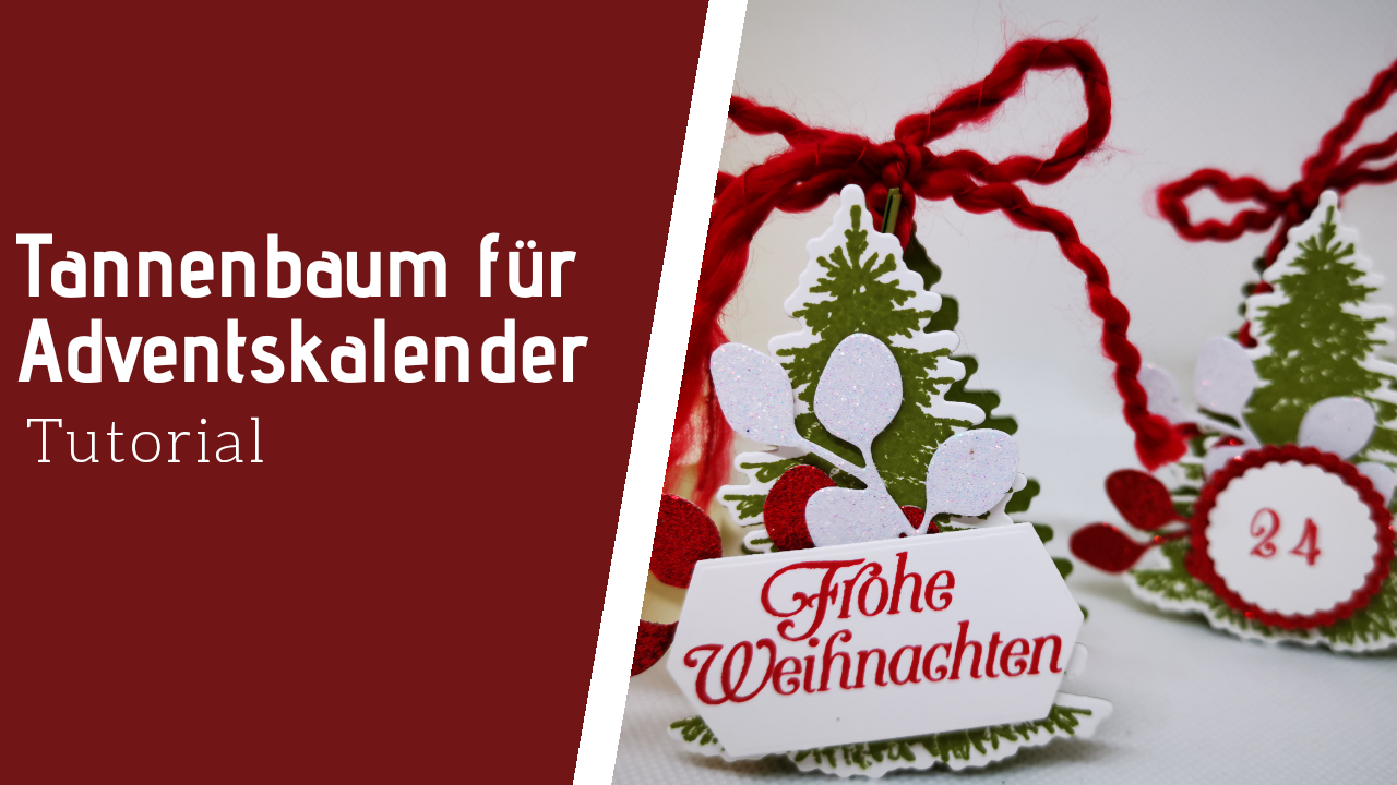 Tannenbaum als Adventskalender Kreativstempel Birgit Heßdörfer