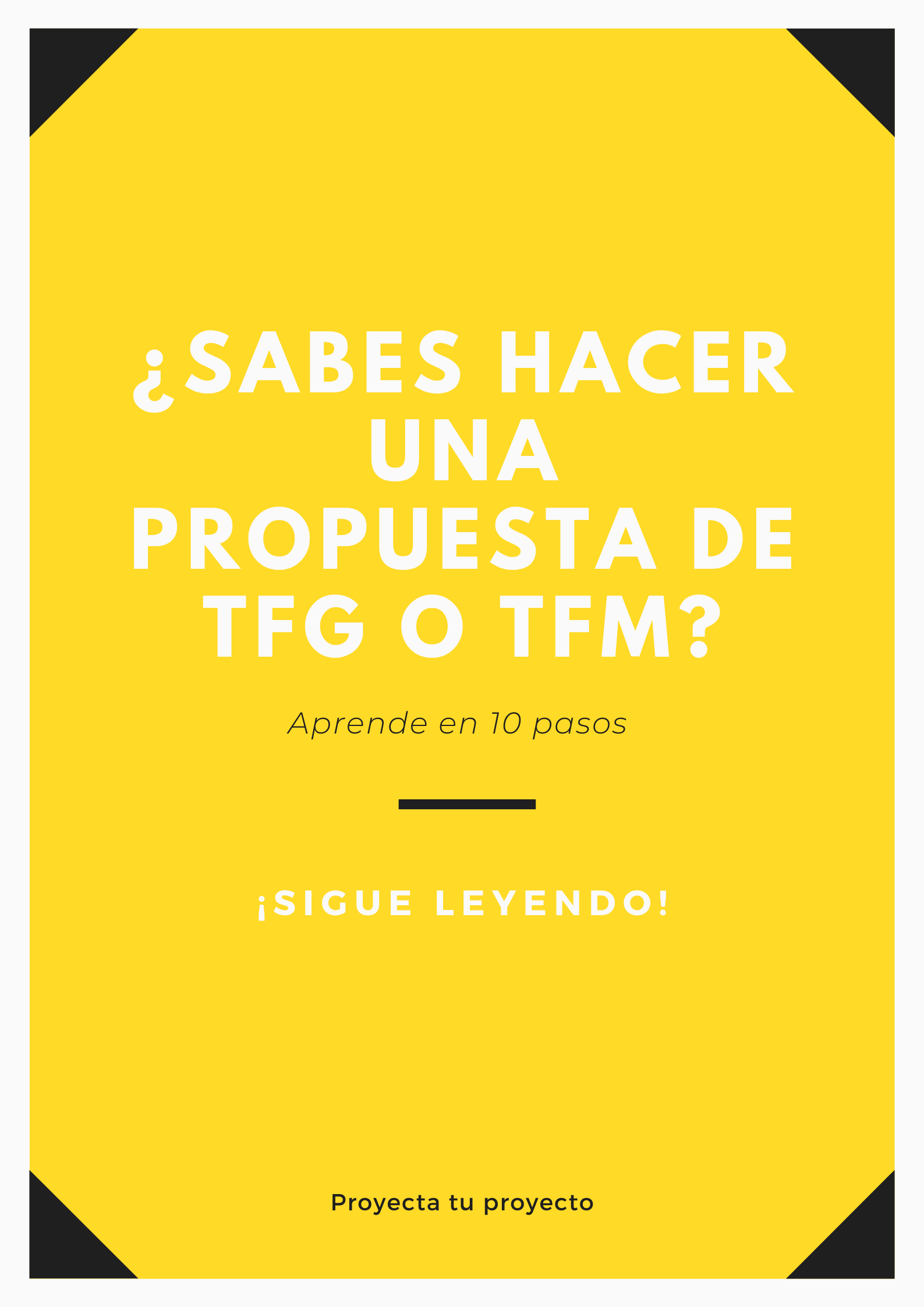 Como Redactar Una Propuesta De Tfg O Tfm Encarga Tu Tfg Tfm O Tesis Proyecta Tu Proyecto
