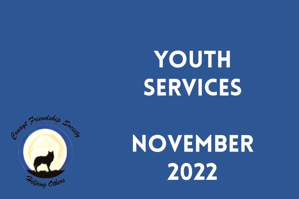 Youth Services November Schedule Conayt Friendship Society in Merritt BC