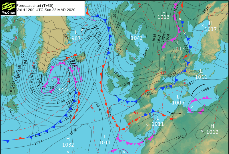 Synoptic Charts Tutorial Marine Education Rya Powerboat Jetski Courses Poole