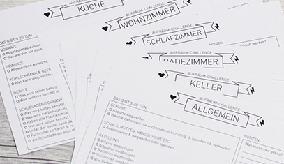 7 Checklisten um dein Zuhause richtig gut aufzuräumen