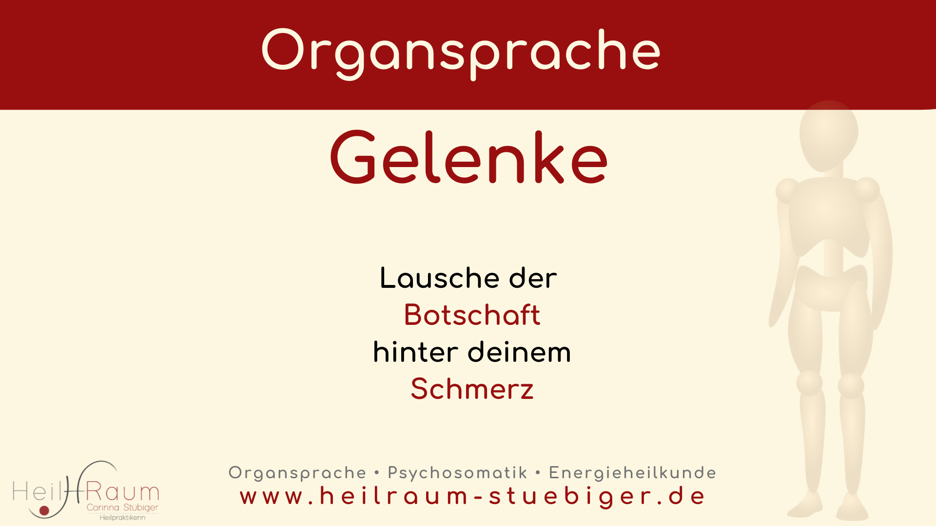Organsprache Gelenke C Stubiger Heilpraktikerin Munchen Starnberg