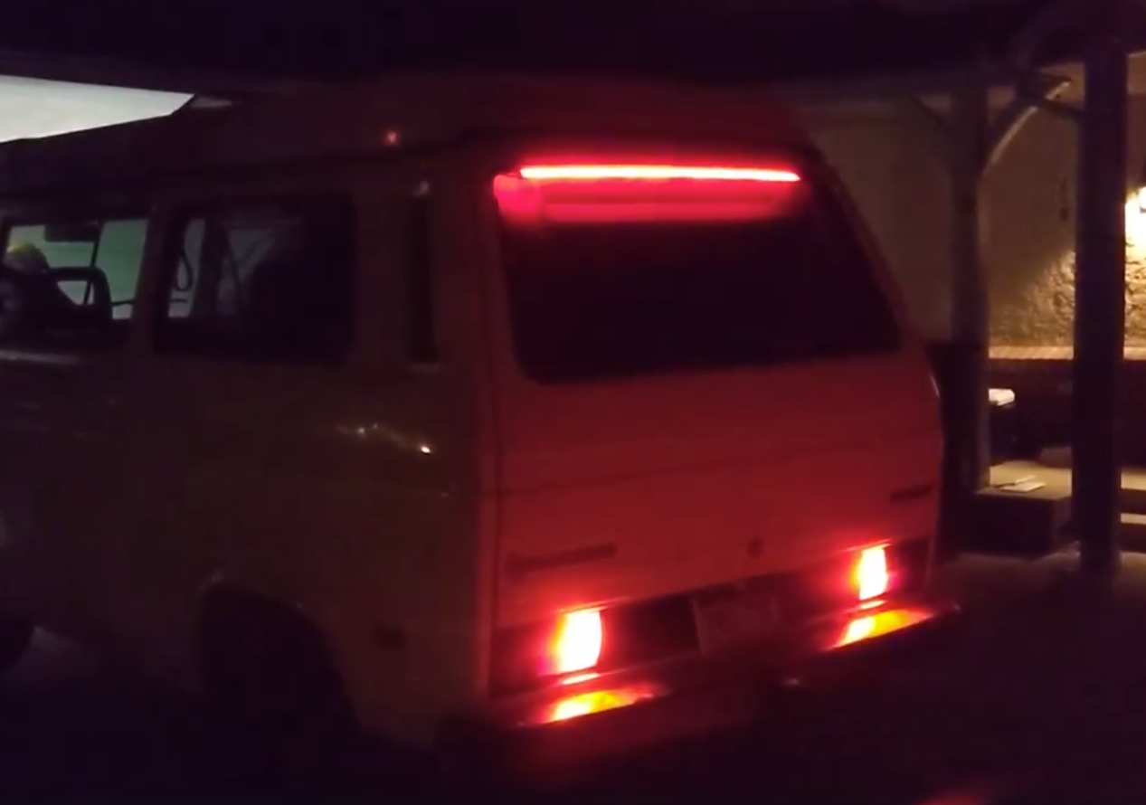 Vanagon Third Brake Light Mod Cheap and Simple vanagon