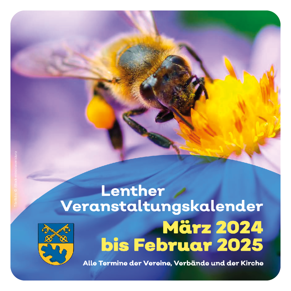  Veranstaltungskalender 2024/2025 - Wir für Lenthe e.V. Illustration 