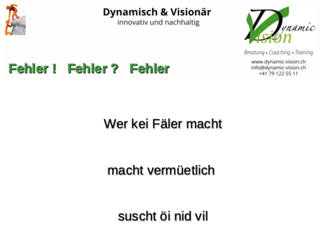 Fehler ! Fehler ? Fehler dynamicvisionpersoenlichkeits Webseite!
