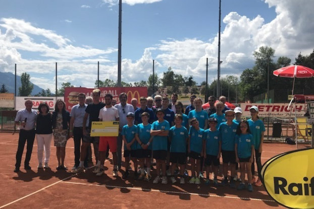 Sandro Ehrat gewinnt 1. ITF World Tour Tennis Turnier in Telfs TC Telfs