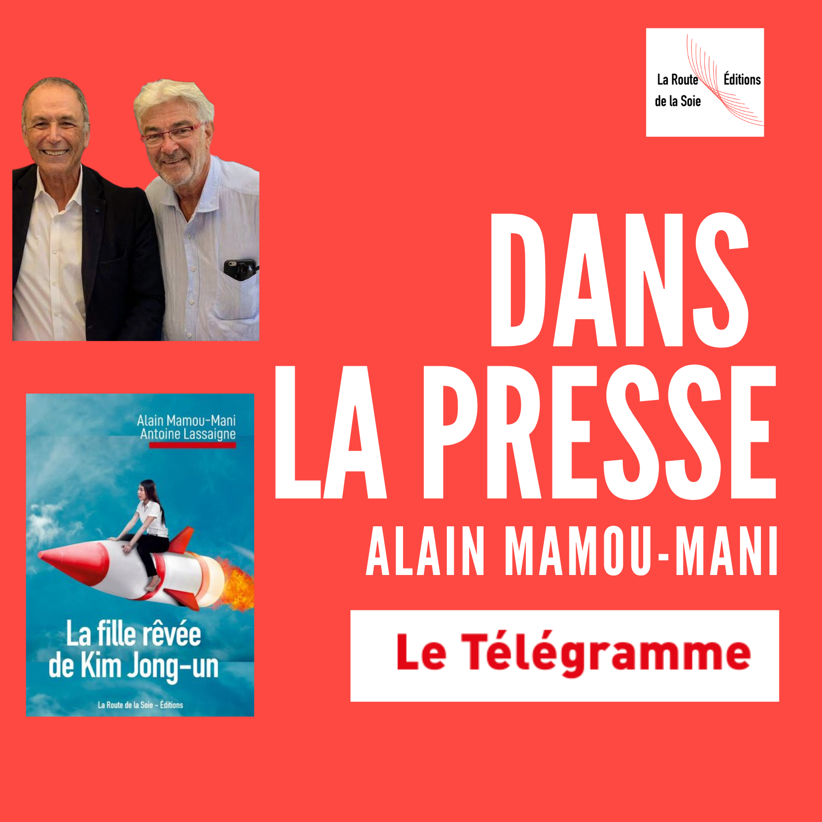 Alain MamouMani est L'Invité La Route de la Soie Editions