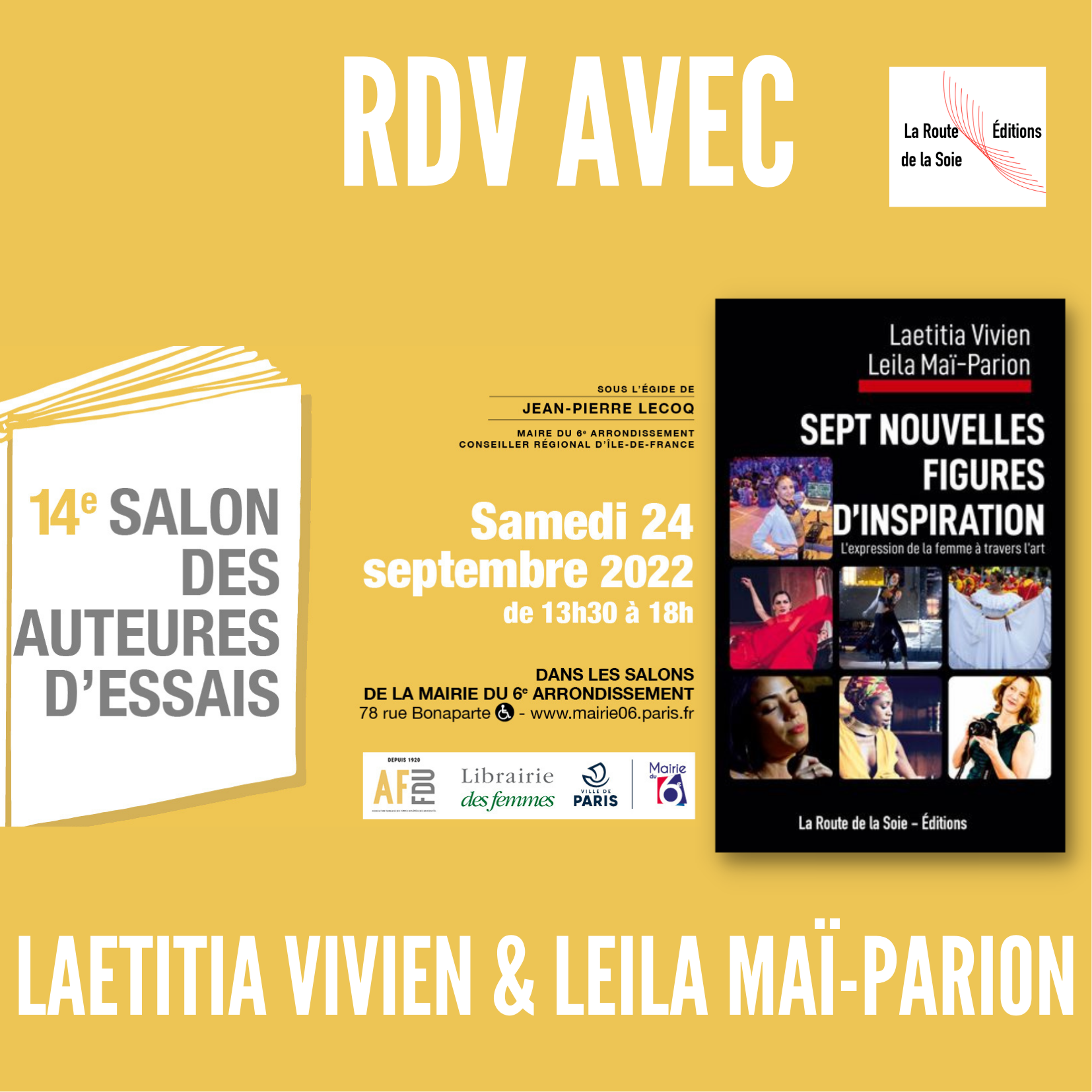 Rendez-vous avec Laetitia Vivien & Leila Maï-Parion - La Route de la ...