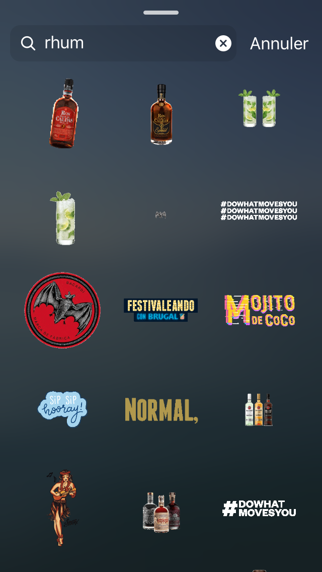 Creation De Gif Stickers De Marque Pour Les Stories Instagram Magnifique Diffusion En Vue Agence Community Management