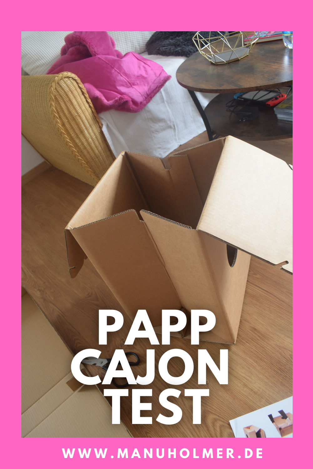 Mein Papp Cajon Test Rockt die Sitztrommel aus Karton? Manu Holmer