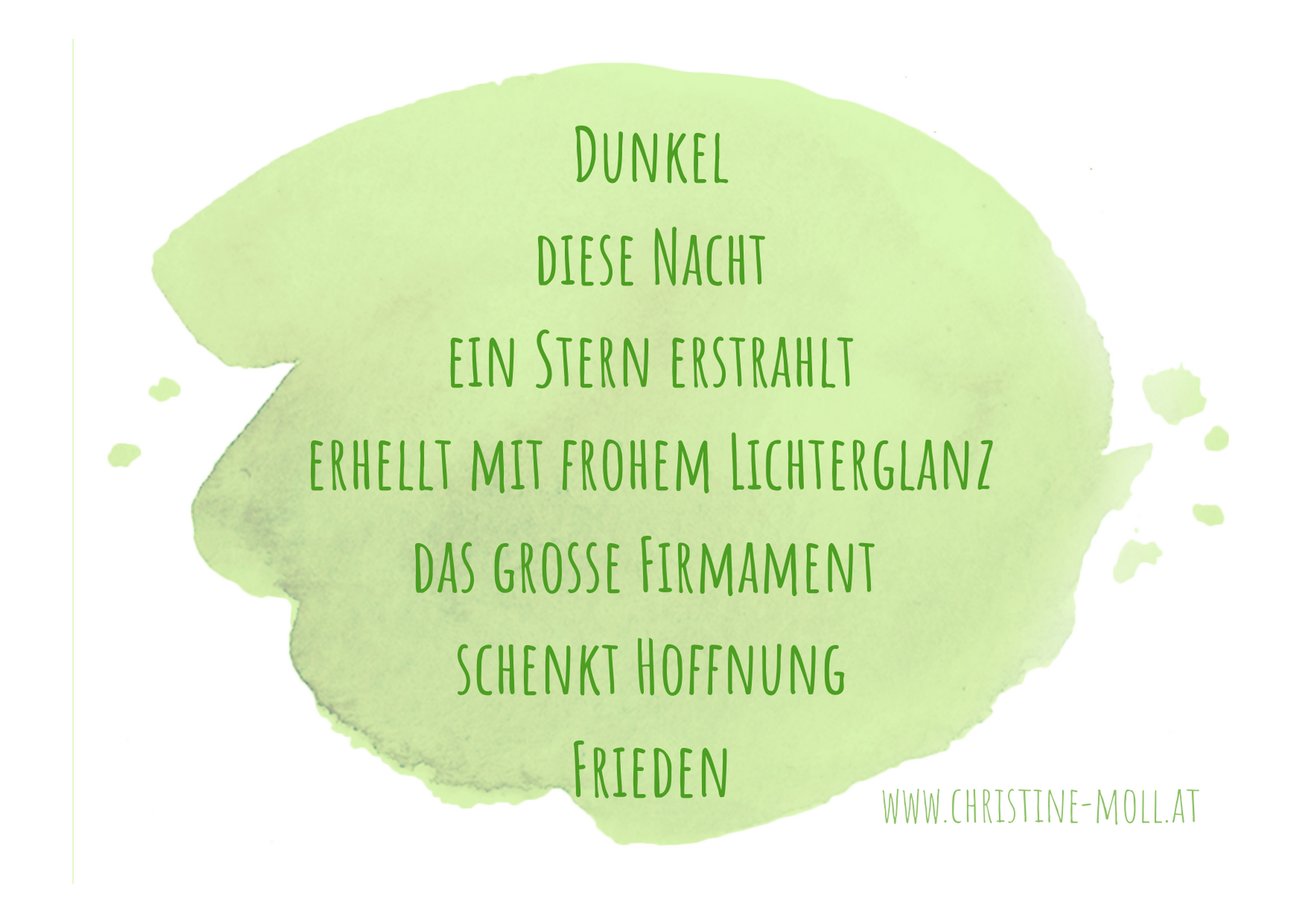 Schneeballgedicht Christine Moll . Energetische Behandlungen