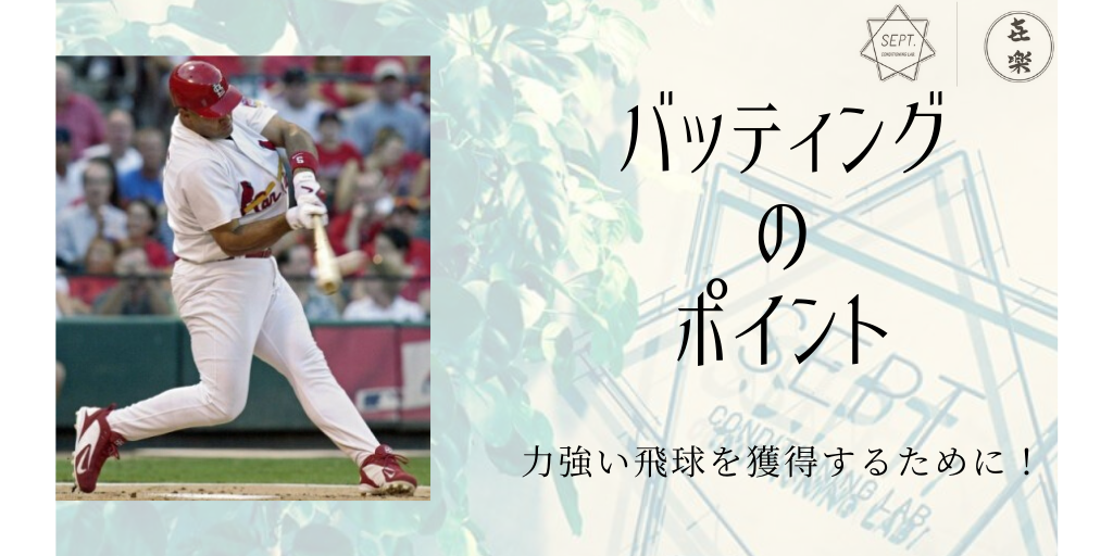 バッティングの科学とバイオメカニクス 読んだら素振りしたくなる 打率と飛距離のために Sept 㐂楽鍼灸整体院金沢 トレーニング 鍼灸 美容鍼 ダイエット 肩こり 腰痛に