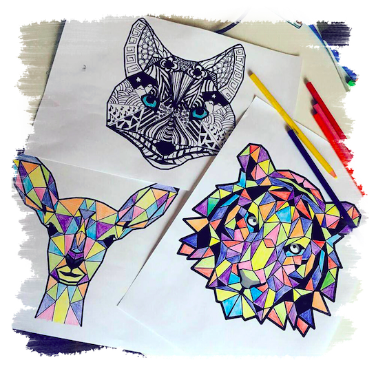 Les Animaux Geometriques Site De Jauraisduetrefleuriste
