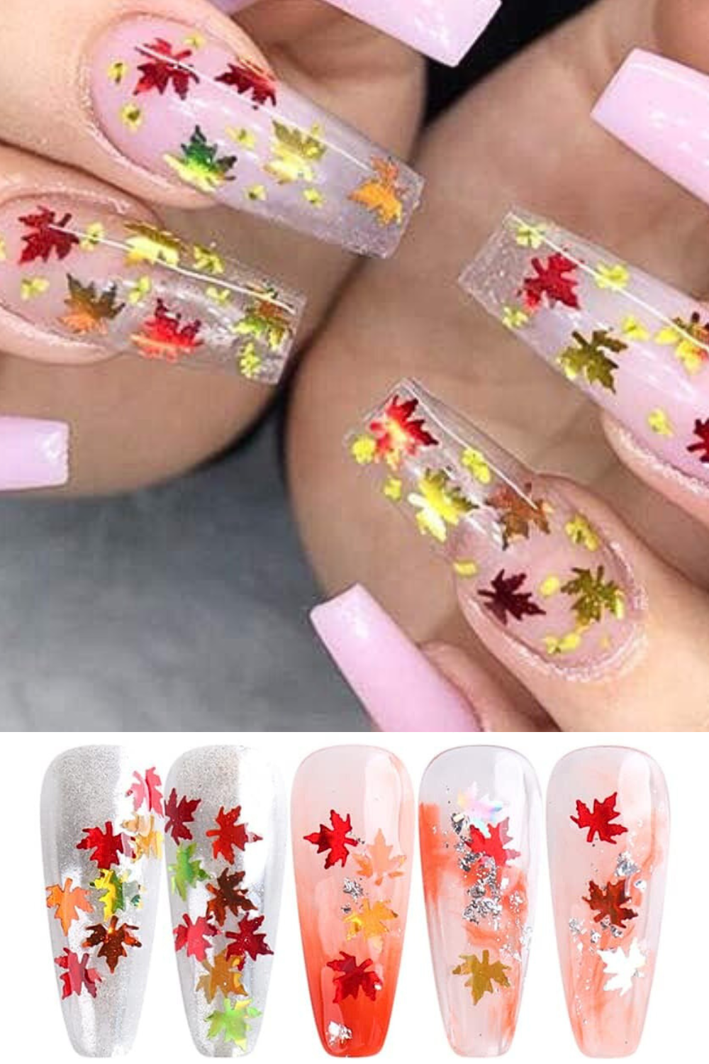 Herbst Ngel | Ideen | Muster & Glitzer | Nageldesign Dekoration | Schmuck  - Julia May Artwork