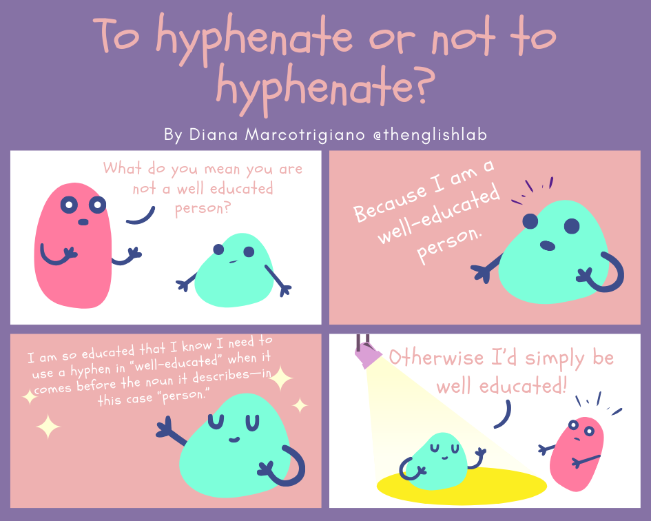 To hyphenate or not to hyphenate should no longer be a question. The