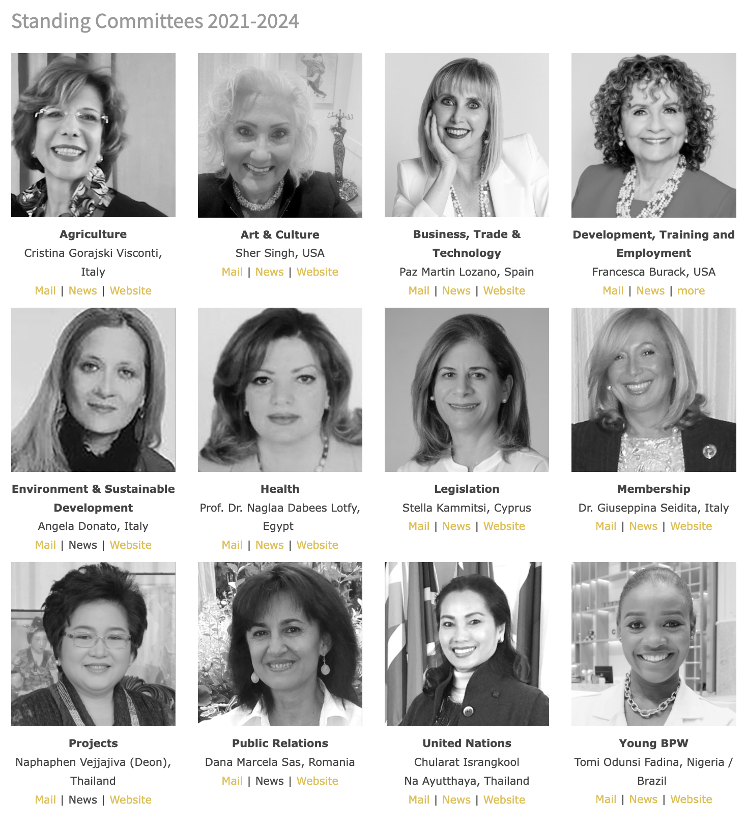 Know Your Constitution 4 Standing Committees BPW International