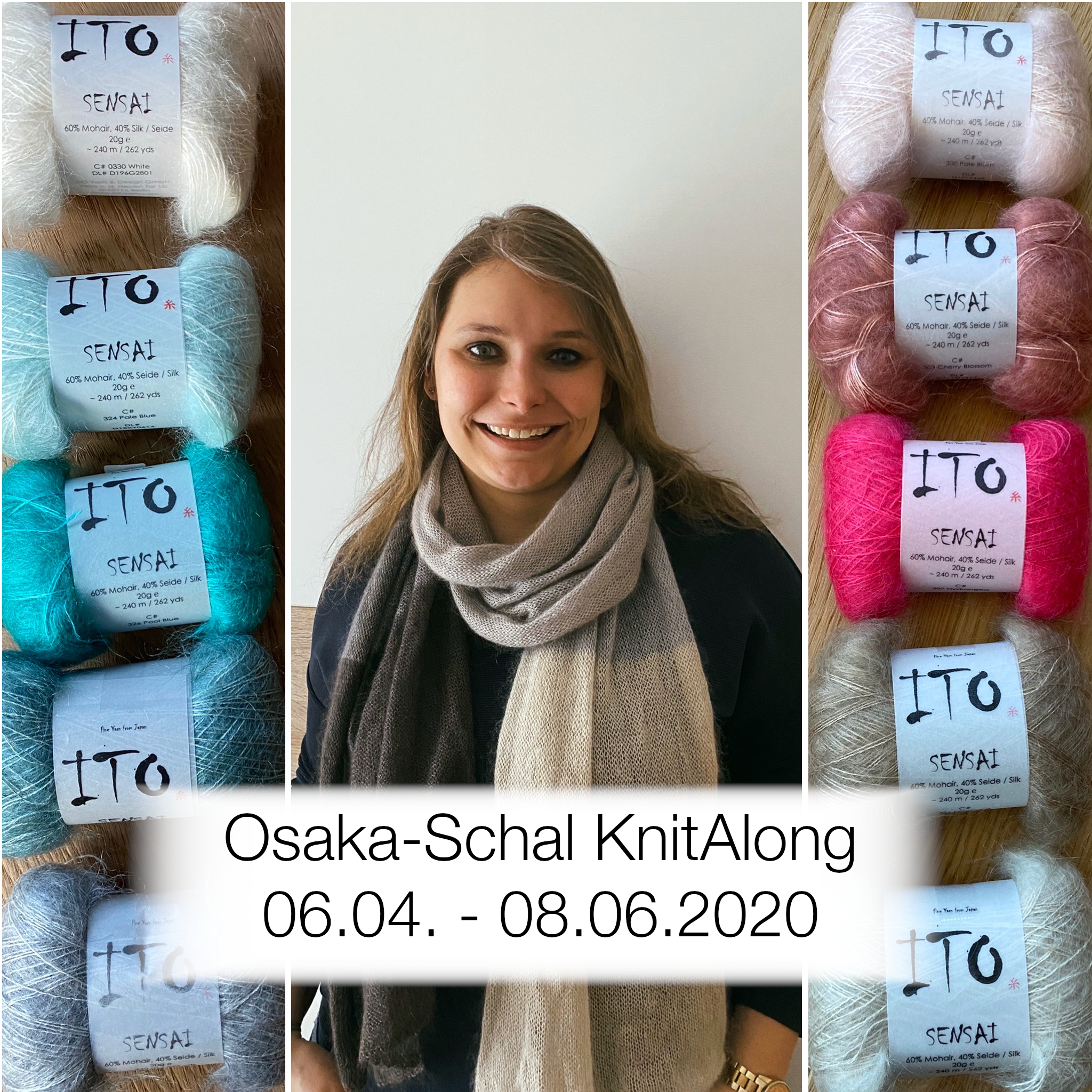 Osaka Schal Knitalong Strickenistsexy De