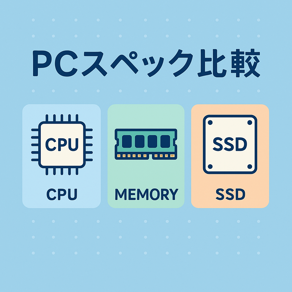 CPUとメモリまとめ 論理的に解説】パソコンの選び方：CPU・メモリ・ストレージの違いと
