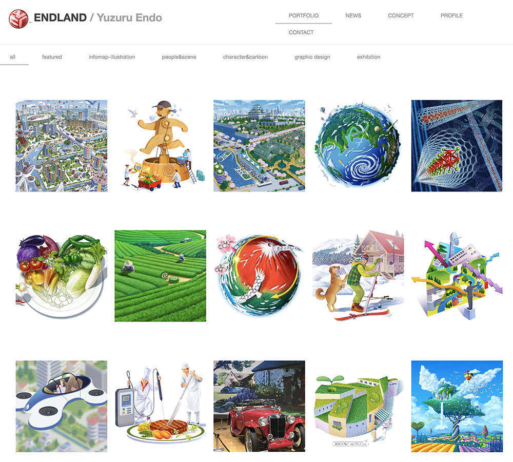 エンド譲のオフィシャルwebサイトをリニューアルしました 名古屋イラストレーターズクラブ エンド譲のオフィシャルwebサイトをリニューアルしました 名古屋イラストレーターズクラブ