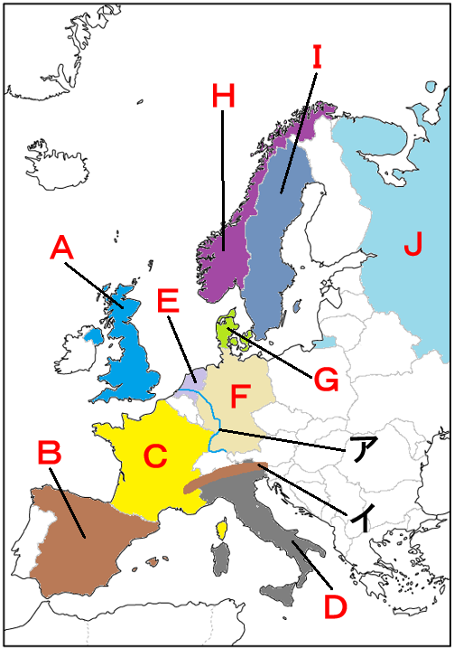 地理3 3 ヨーロッパ州の地図 教科の学習