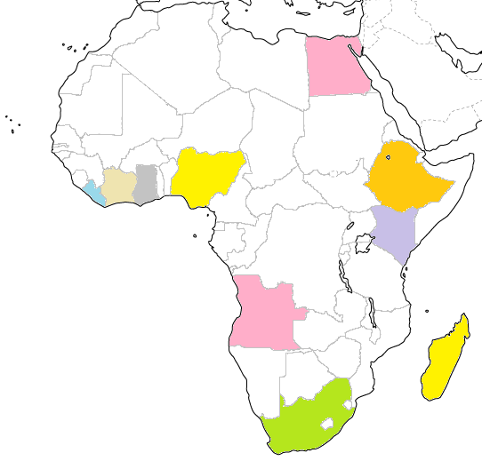 中学地理：アフリカ州の地図と特徴（しっかり） 教科の学習