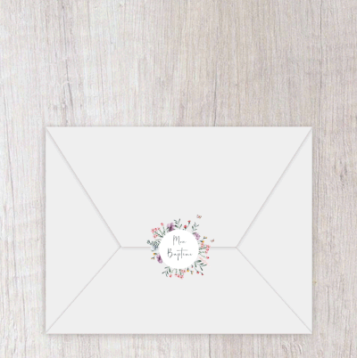  Faire-part baptême fille gif animé-faire-part baptême virtuel- faire part baptême digital-faire-part baptême numérique animé-électronique-à envoyer via les réseaux sociaux-whatsapp-facebook-messenger-mms--couronne fleurie-papillon-champêtre-printannier-