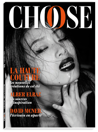 Fashion Magazine CHOOSE, cover, photo: Patrice van Malder, design: Kristina Wiessner, graphic design, fashion photography, magazine de mode