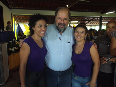 Com Celso Vasconcelos em Campo Formoso.