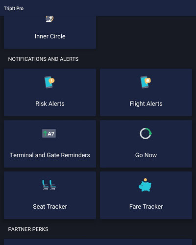 TripIt Pro Notifications and Alerts