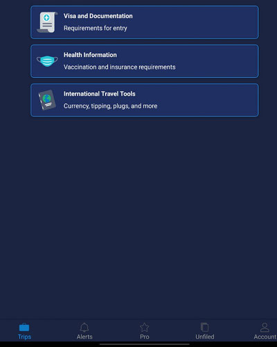 TripIt Pro Trips