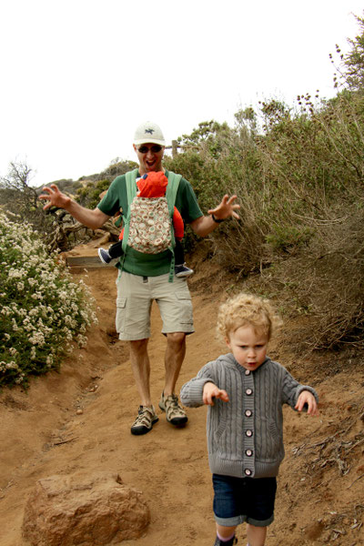 Hiking Torrey Pines Natural Reserve with Toddler and Baby
