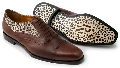 Schaftmodell. Obermaterial, Sohlengestaltung. Der individuelle Maßschuh. Dieses Modell wurde 2012 1. Preisträger im Nachwuchswettbewerb "Die gute Form" im Handwerk.