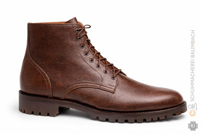 So könnte der fertige Schuh mit Profilsohle aussehen.