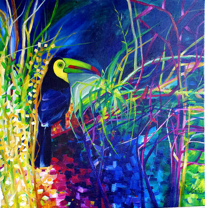 "Costa Rica ", 95 x95 cm, Acryl, März 2022
