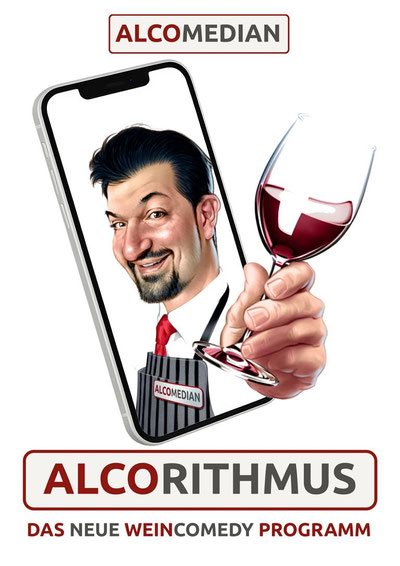 Wine & Dine & Comedy in Oberlunkhofen, nahe Zürich, Zug und Luzern mit dem Alcomedian