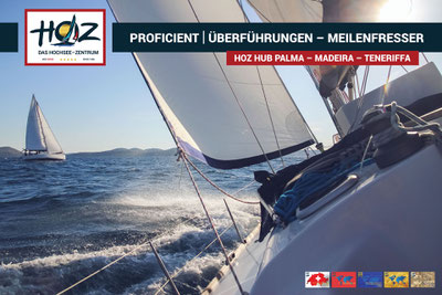 HOZ Hochsee-Meilentörns ab Teneriffa: Professioneller Segeltörn mit Blick auf die Kanarischen Inseln, ideale Vorbereitung für den Hochseeschein.