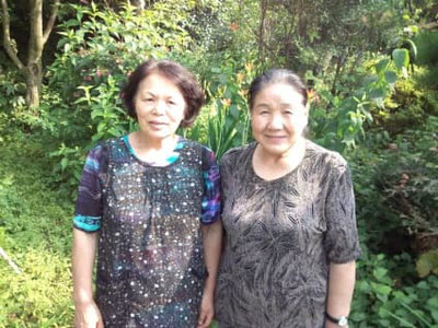 照井秀子さん（左）都築順子さん（右）