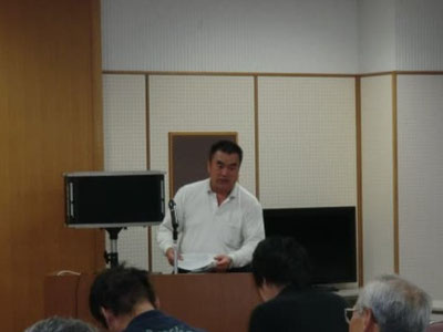 松原自治会長　藤城(ふじしろ)　修一さん