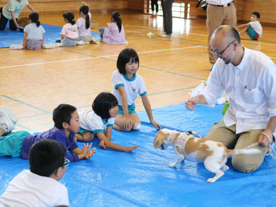 「動物いのちの授業」の様子