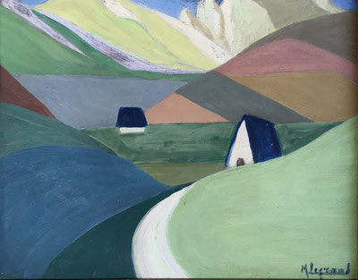 Marcel Legrand Paysage des Pyrénées Le Teich Bassin Arcachon Galerie Bassam Bordeaux Cap Ferret