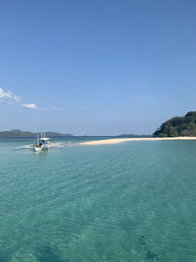 Privater, unberührter Strand