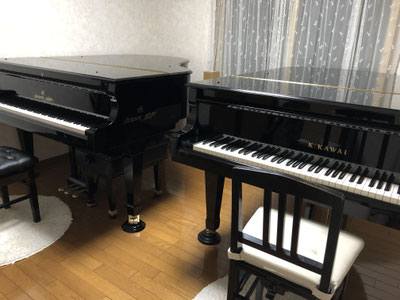 倉敷市ピアノ教室ソレイユレッスン室