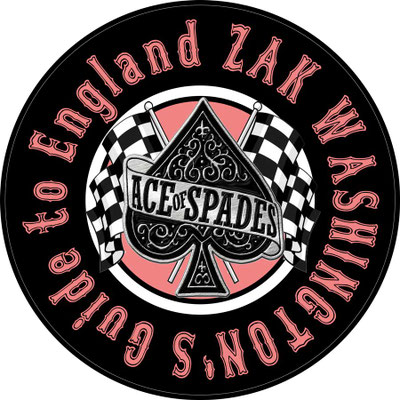 Zak logo with a motorcycle theme (chequered flag, Ace, bike font) lead-in to Mods & Rockers topic