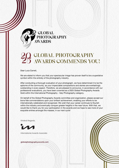 Global Photography Awards 2025 Lettera Gold Winner ~ Luci Di Trieste. © Luca Cameli Photographer