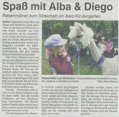 Thüringer Landeszeitung TLZ am 04.07.2011, Seite 3, Kreis Gotha