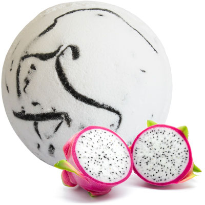 bombe de bain parfum fruit du dragon